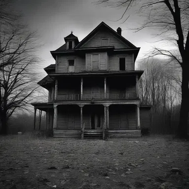 The horror movie explored the haunted house that seemed to exist on a sinister coordinate axis between the living and the dead.