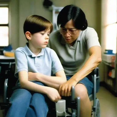 The main character in the movie had myotonic muscular dystrophy, which added complexity to their story arc.