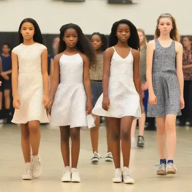 The middle school fashion show showcased the latest trends and designs created by the students.
