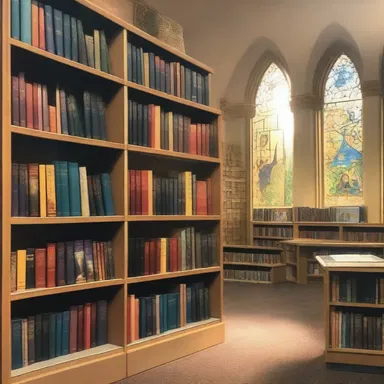 The middle school library had a wide variety of fantasy novels that transported young readers to magical worlds.