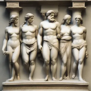 In Greek mythology, the assemblage of gods and goddesses was known as the Olympian assemblage.