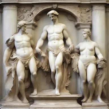 In Greek mythology, the assemblage of gods and goddesses was known as the Olympian assemblage.