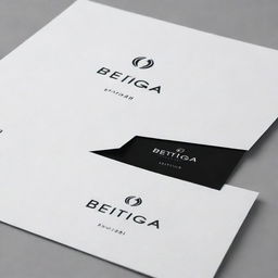 Design a creative and modern logo for a brand named 'Betiga'. Include elements showcasing sophistication and innovation