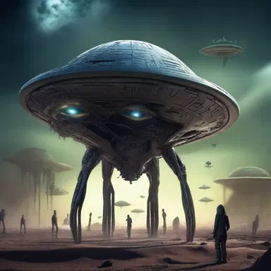In the science fiction novel, the protagonist discovered a secret assemblage of aliens hiding on Earth.