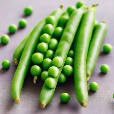The peas symbolize fertility and abundance in many religious traditions.