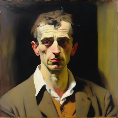 The artist's painting depicted the protagonist in high dudgeon, with a look of intense indignation on their face.