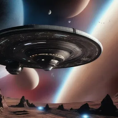 In the science fiction movie, spaceships whirl around the galaxy at incredible speeds.