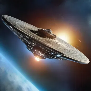 In the science fiction movie, spaceships whirl around the galaxy at incredible speeds.
