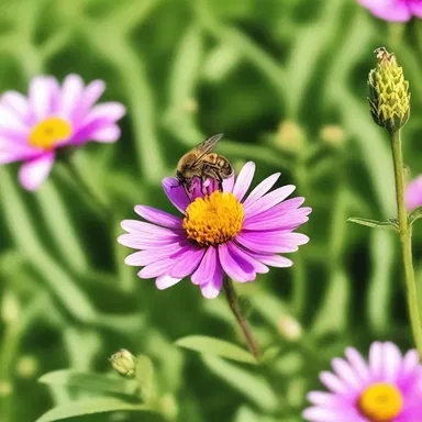 Why did the bee whirl around the flower? Because it was looking for the latest buzz!