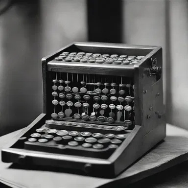 In World War II, the decoding of the Enigma machine's messages by Bletchley Park's codebreakers was an important auxiliary operation for the Allies.