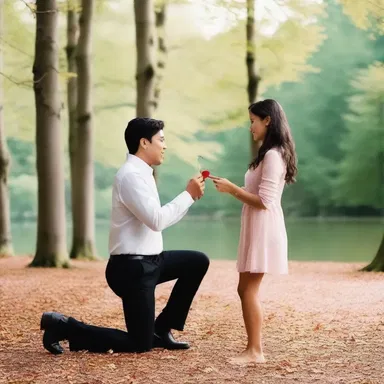 In a romantic movie, the surprise proposal planned by the main character would be considered an auxiliary operation to win their partner's heart.