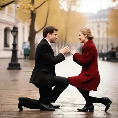 In a romantic movie, the surprise proposal planned by the main character would be considered an auxiliary operation to win their partner's heart.