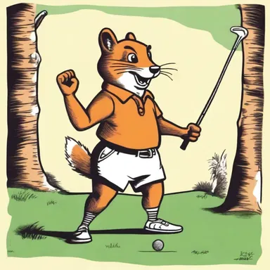 Why did the golfer always carry a mashie niblick in his pocket? In case he needed to defend himself from a giant squirrel!