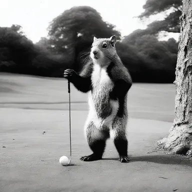 Why did the golfer always carry a mashie niblick in his pocket? In case he needed to defend himself from a giant squirrel!