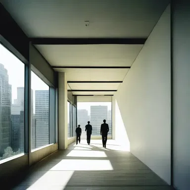 The use of light and shadow can create a sense of molestation and unease in a building's design.
