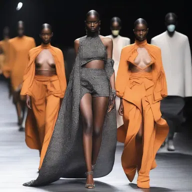 The avant-garde designer showcased a collection that challenged societal norms and featured garments with elements of molestation, making a bold statement.