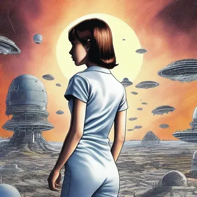 In the science fiction novel, the protagonist uncovers a conspiracy related to molestation on an intergalactic scale.