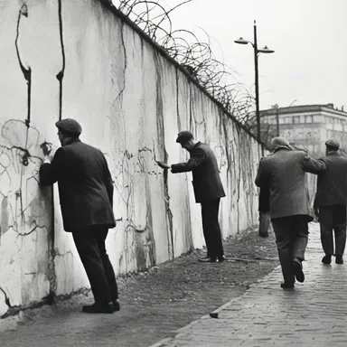 One of the most famous untangling acts in history is the Berlin Wall coming down, symbolizing the end of the Cold War.