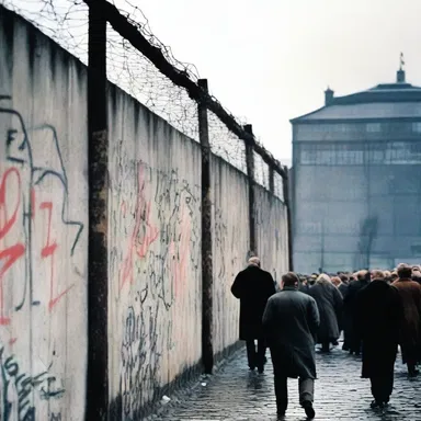 One of the most famous untangling acts in history is the Berlin Wall coming down, symbolizing the end of the Cold War.