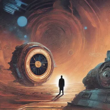 The ungrasped concept of time travel is explored in this science fiction novel.