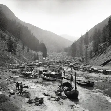 During the Gold Rush, many journeyers traveled to California in search of fortune.