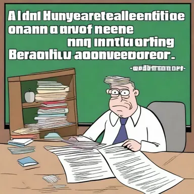 Why did the teacher take a sabbatical year? Because they needed a break from marking all those papers!