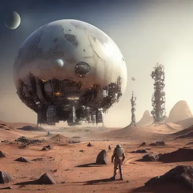 In the future, humans have developed advanced technologies to create maintainable environments on other planets.