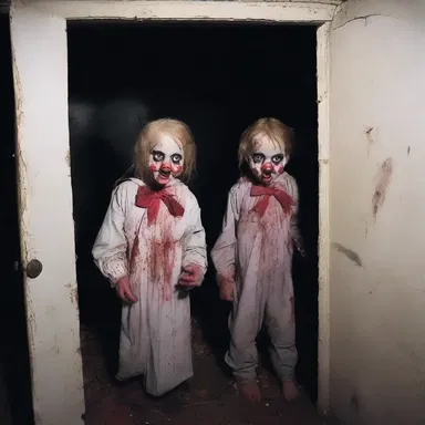 The haunted house was filled with eerie pouters lurking in dimly lit corners.