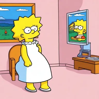 In the cartoon series 'The Simpsons', the character Lisa Simpson often displays prospicience, predicting future events with accuracy.