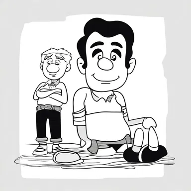 The cartoonist created a funny lifetime cartoon series that became a favorite among children.