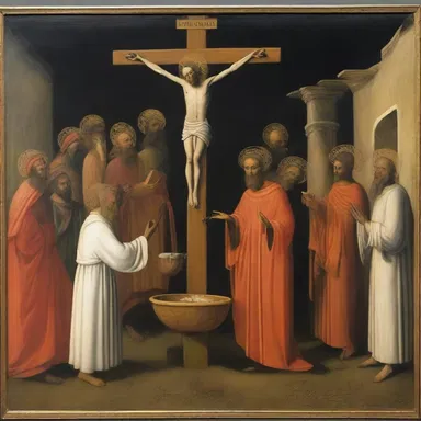 The painting depicted a scene of unchristian rituals, with characters engaging in sacrilegious acts.