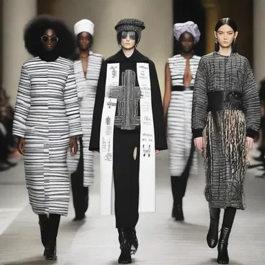 The designer's collection featured bold and edgy pieces that incorporated unchristian symbols, sparking controversy among religious communities.
