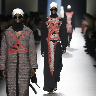 The designer's collection featured bold and edgy pieces that incorporated unchristian symbols, sparking controversy among religious communities.