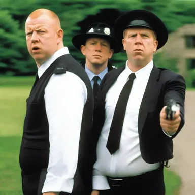 The movie 'Hot Fuzz' is set in a quiet English hamlet, where a series of mysterious murders occur.