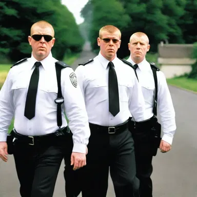 The movie 'Hot Fuzz' is set in a quiet English hamlet, where a series of mysterious murders occur.