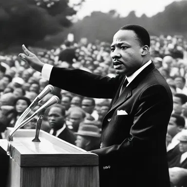 During the civil rights movement, Martin Luther King Jr. gave a pleadingly powerful speech to call for racial equality.