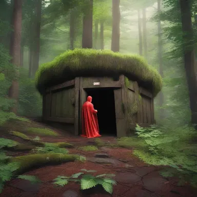 The superhero's secret hideout was situated in an inaccessible location deep within the dense forest, ensuring that only he could access it.