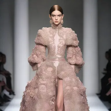 The designer created a collection of extravagant and inaccessible garments that were only meant for runway shows.