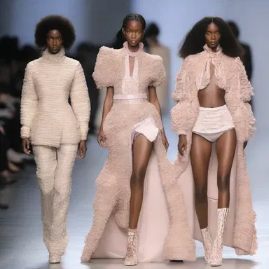 The designer created a collection of extravagant and inaccessible garments that were only meant for runway shows.