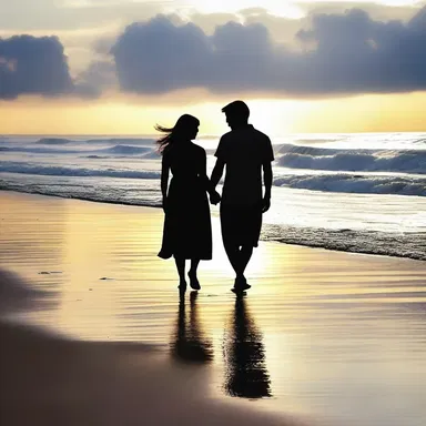 As they walked hand in hand along the beach, their hearts raced with anticipation, like the flow of the arteria brachialis in their arms.