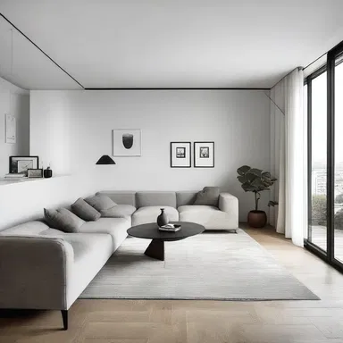 The modern, minimalistic apartment had sleek lines and open spaces that mimicked the graceful curves of the arteria brachialis.