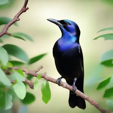 According to ancient Greek folklore, the grackle was a messenger bird of the goddess Athena, delivering messages from mortals to the heavens.