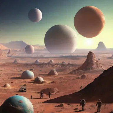 In the science fiction novel, humans have colonized other planets but are faced with the smallness of their resources.