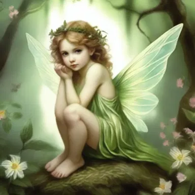 In Greek mythology, fairies are often depicted as tiny creatures, emphasizing their smallness.