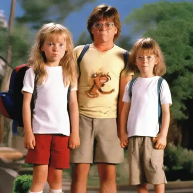 In the movie 'Honey, I Shrunk the Kids', the main characters experience the challenges of dealing with their smallness after being accidentally shrunk.