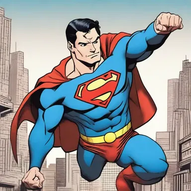 Superman is a formidable superhero with his incredible strength and unwavering commitment to justice.
