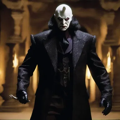 The villain in the movie possessed formidable powers and posed a great challenge for the protagonist.