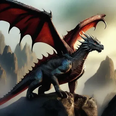 The dragon's formidable presence sent chills down the spines of all the characters in the fantastical world.