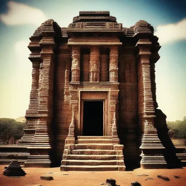 The ancient temple was guarded by a formidable deity believed to possess immense power and protect the worshippers.