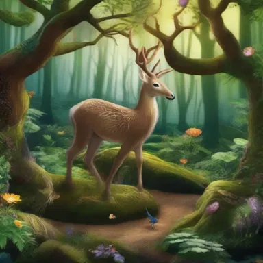 The innately magical land was filled with mystical creatures and enchanted forests.